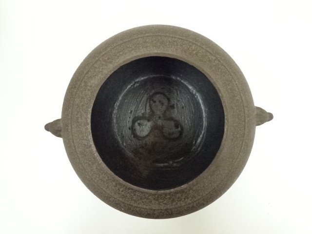 道具 ] - 道具 釜師佐藤清光・風炉師昇雲造 唐銅朝鮮風炉（敷板付